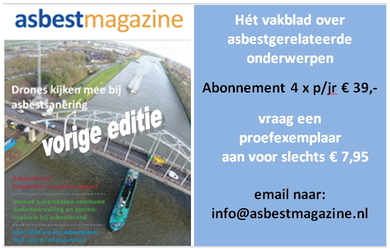 Asbestmagazine Nieuwsbrief vandaag verschenen   Nieuwe editie vakblad Asbestmagazine verschijnt in december